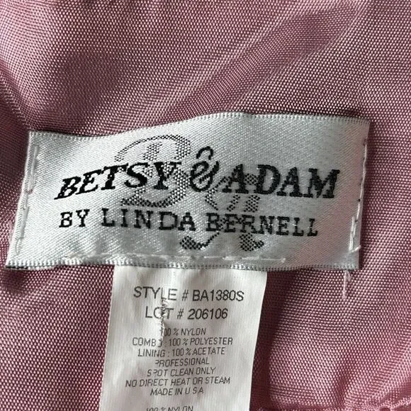 Betsy & Adam Dress Size 4 Purple Black Mesh Fairy Halter‎ Y2K Whimsigoth Event - Picture 8 of 16